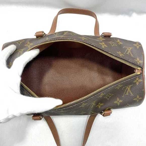LOUIS VUITTON Papillon 30 Brown Monogram M51365 Boston Bag ⭐ - Picture 5 of 11